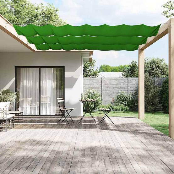 Maison Chic - Store banne | Auvent vertical Vert clair 140x600 cm Tissu oxford Maison Chic - Image 2