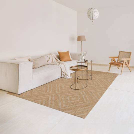 Decoweb - Tapis d'intérieur ou d'extérieur aspect naturel - Inca - Beige - 120 x 170 cm - Decoweb - Imagen 2