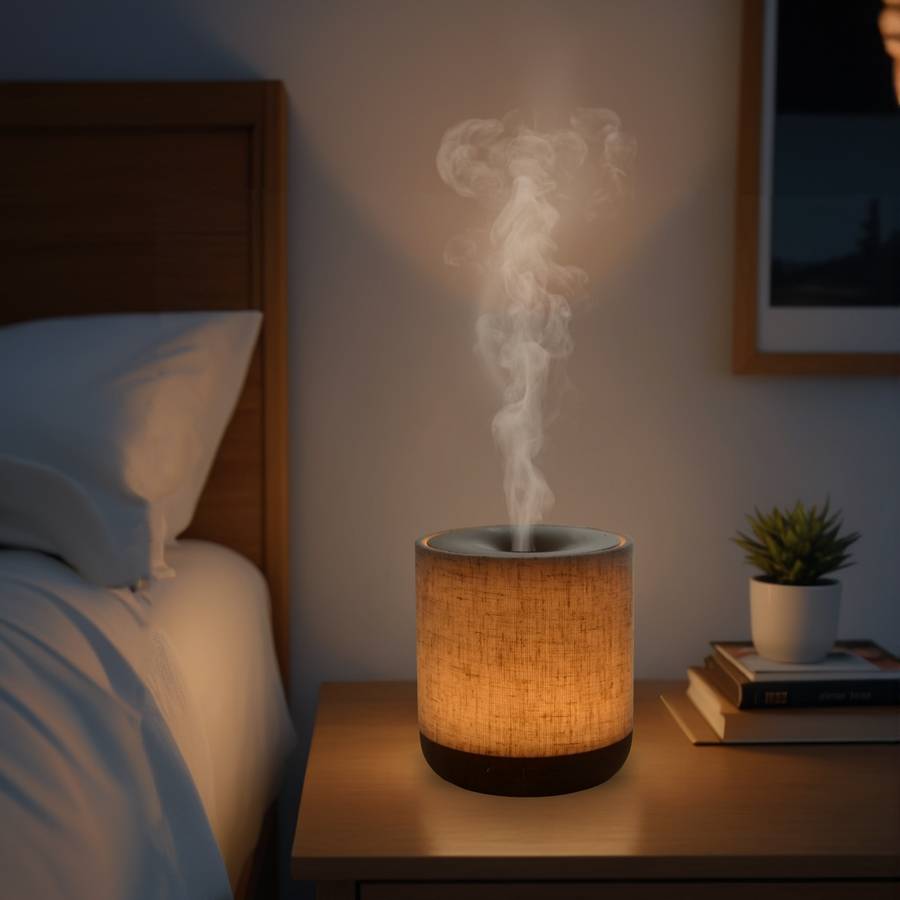 Zen'Arôme Diffuseur Ultrasonique Alesia + 3 Huiles Essentielles Spécial Respiratoire – Diffusion + Éclairage Personnalisables - Image 2