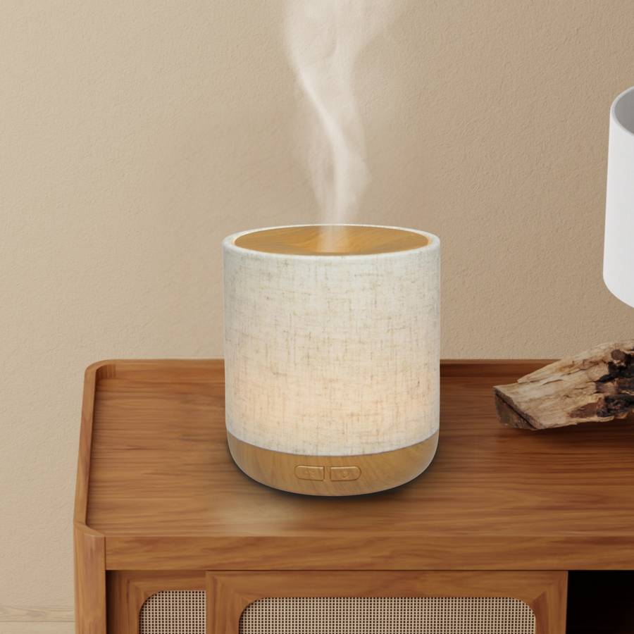 Zen'Arôme Diffuseur Ultrasonique Alesia + 3 Huiles Essentielles Spécial Respiratoire – Diffusion + Éclairage Personnalisables - Image 1