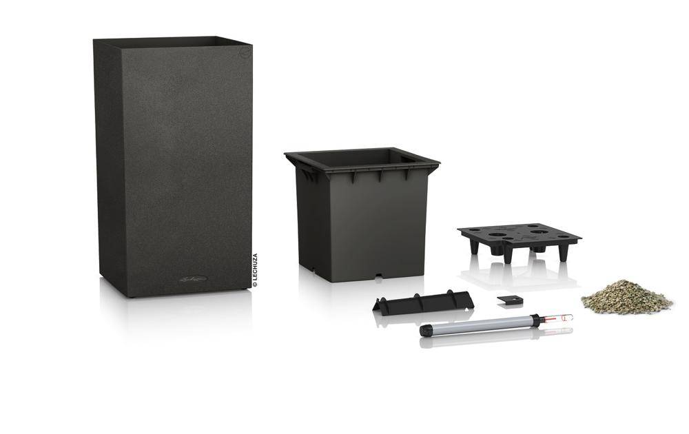 Lechuza - Pot Canto Color 56, noir graphite 3 L 56 cm Lechuza - Imagen 2