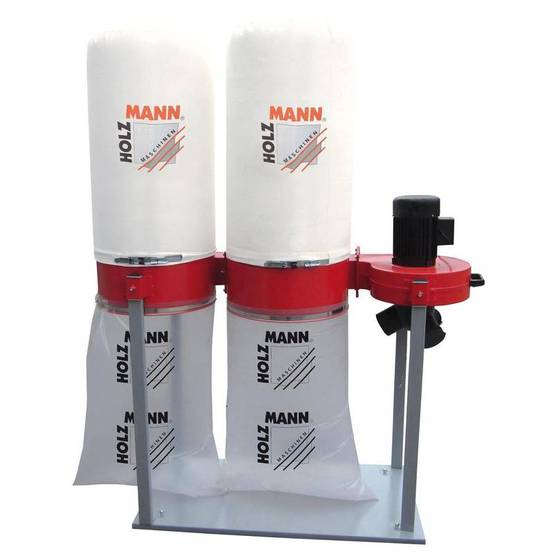 Aspirateur à copeaux de bois 2 x 307L - 230 V - 2200 W Holzmann