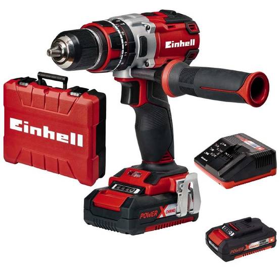 Einhell - Perceuse visseuse à percussion sans fil TE-CD 18 Li-i BL (2x2,0Ah) Einhell