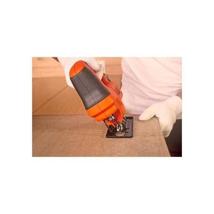 Scie sauteuse filaire 400 W, 0-45°, profondeur bois 65 mm, lame à tige en T, 3000 cps/min - BLACK + DECKER - Image 5