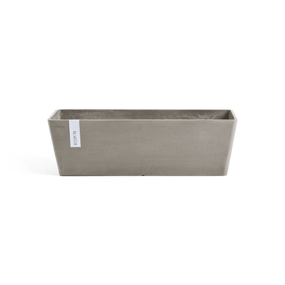 Ecopots - Pot Rectangulaire Bruges 45 Taupe + réservoir d'eau - 45 x 17 x H. 17 cm - 9,7 L ECOPOTS - Imagen 3
