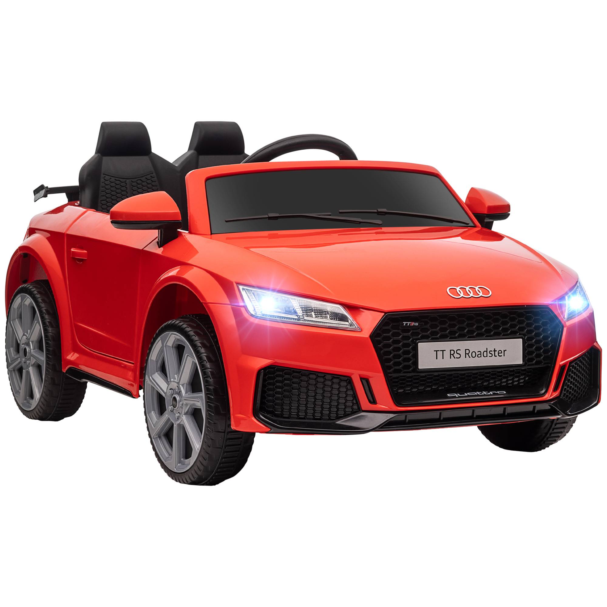 Véhicule électrique Enfant TT RS 12 V 30 W V. Max. 3 Km/h télécommande Effets sonores + Lumineux Rouge - Image 1