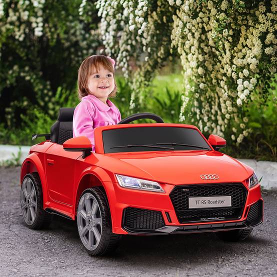 Véhicule électrique Enfant TT RS 12 V 30 W V. Max. 3 Km/h télécommande Effets sonores + Lumineux Rouge - Image 3
