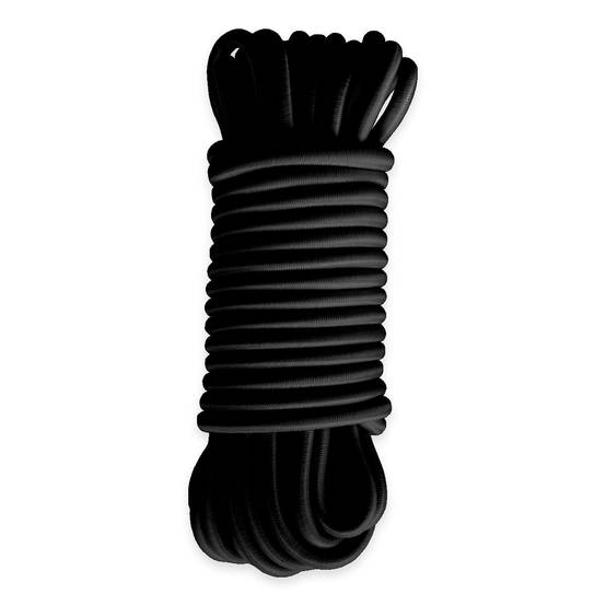 Sandow élastique Noir 15 mètres 9SW - Qualité PRO - Tendeur pour bâche de diamètre 9 mm TECPLAST - Imagen 1