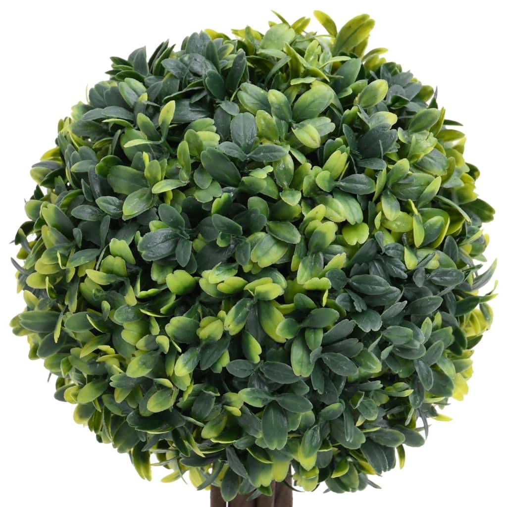 Cabilock 4pièces Boule De Gazon Artificiel Verte pour Décoration Intérieure Et Extérieure Suspendue Accrocher Plafond