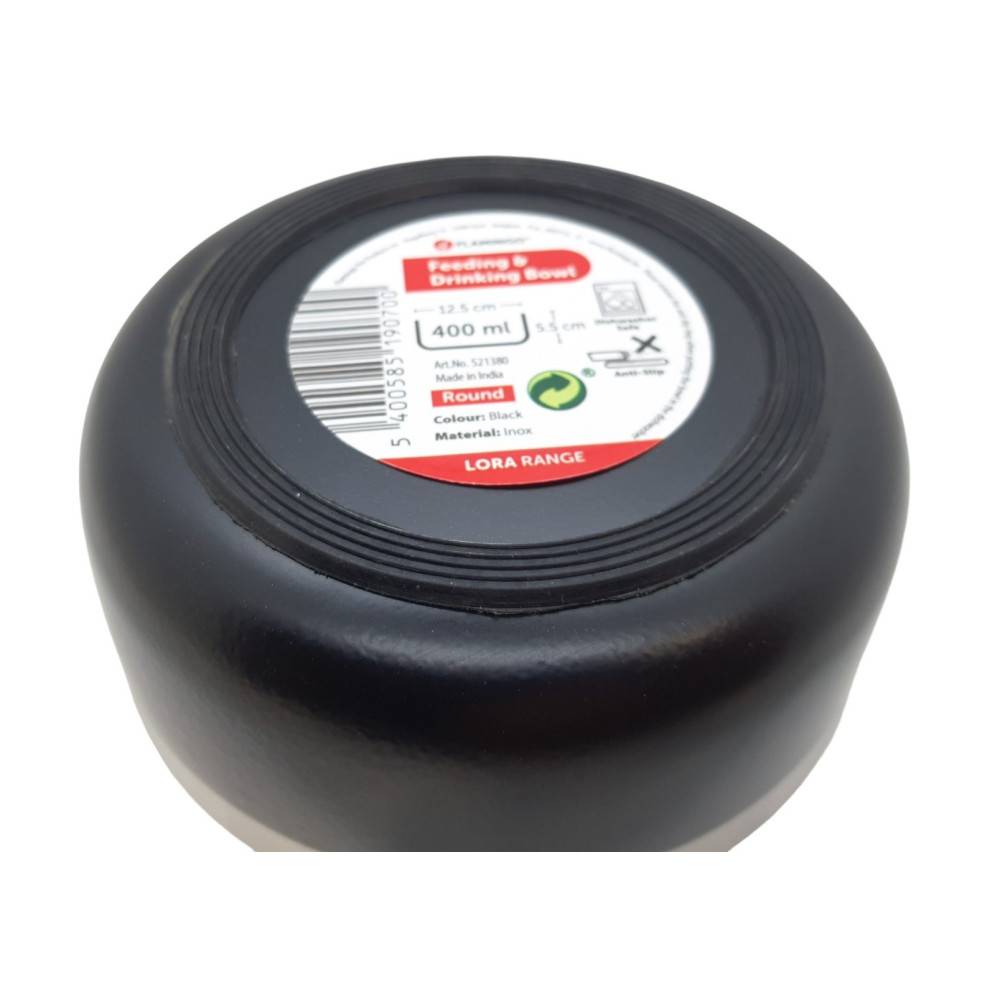 Gamelle ø12.5 cm 400 ml pour eau ou nourriture a double paroi, pour chat ou chien - Imagen 3