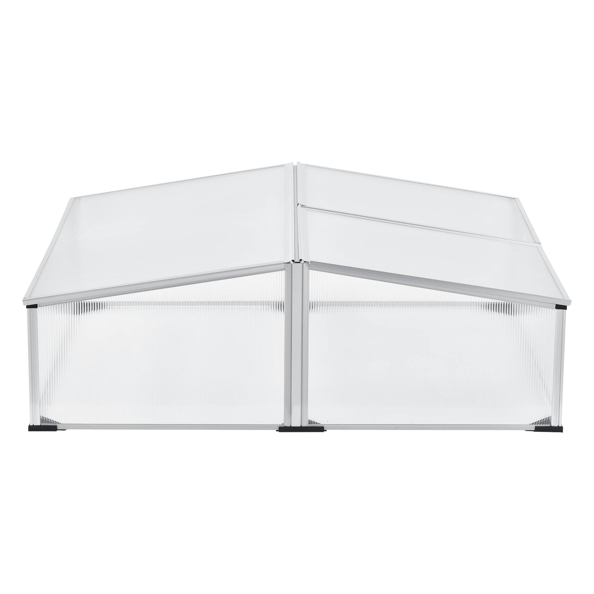 Châssis de Jardin Mossel Double Relevable Polycarbonate 100x120x40 cm [en.casa] - Image 4