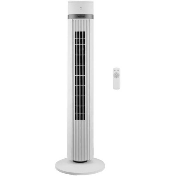 Ventilateur colonne OCEANIC - 45W - Hauteur 101 cm - 3 modes - 3 vitesses - Oscillation 90° - Blanc - Image 1