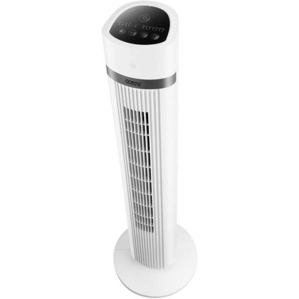 Ventilateur colonne OCEANIC - 45W - Hauteur 101 cm - 3 modes - 3 vitesses - Oscillation 90° - Blanc - Image 4
