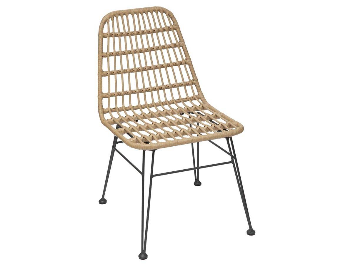 Hesperide - Lot de 2 chaises de jardin en résine tressée Lambada Sesame - Hespéride - Imagen 3