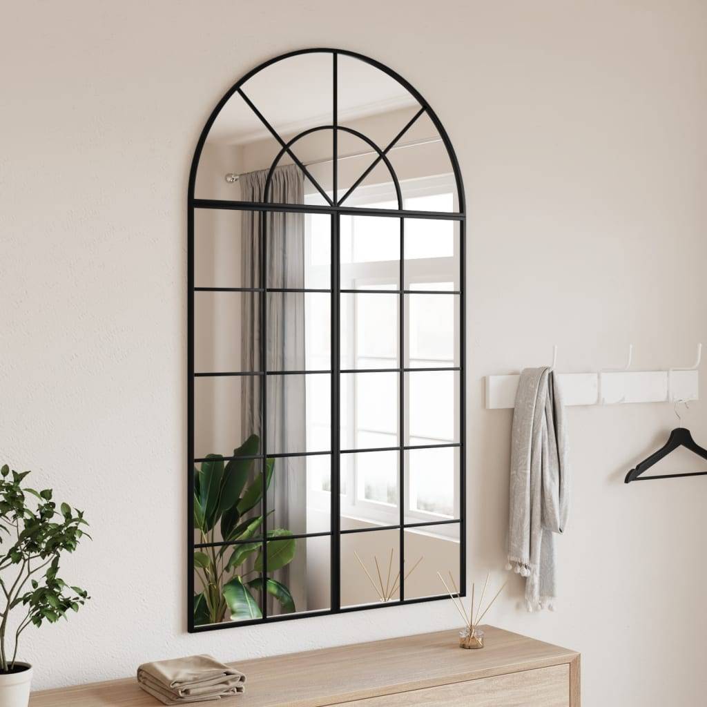 Maison Chic - Miroir mural noir 80x140 cm arche fer Maison Chic - Image 2