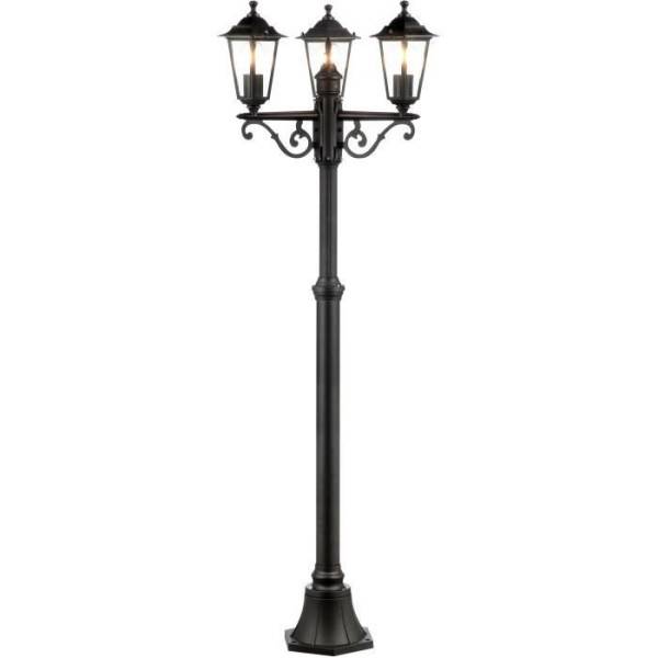 Brilliant - Lampadaire extérieur 3L CARLEEN - BRILLIANT - noir - métal/verre - 200x61cm - IP44 - Image 1