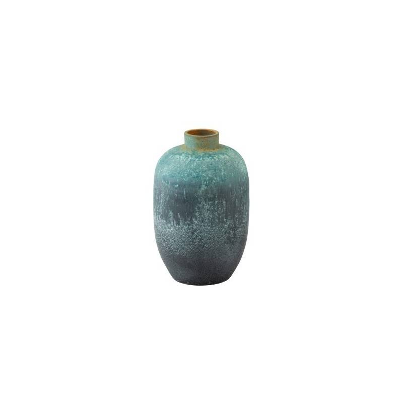 J-Line - Vase vintage en céramique bleu 33.5x33.5x50.5 cm - J-Line - Image 1