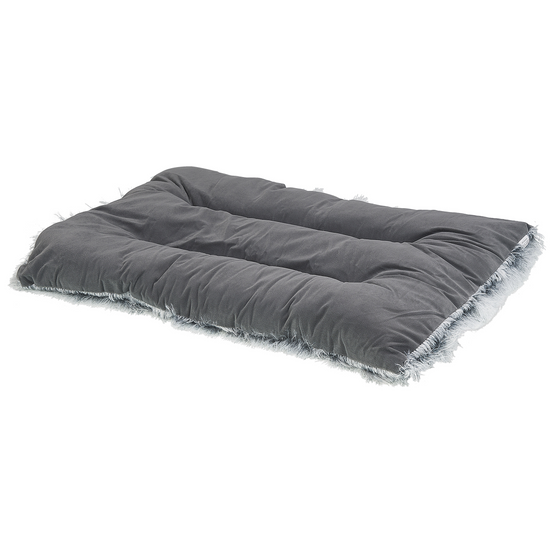 Beliani - Lit pour animal Velours Gris ERGANI - 60x45x10- Beliani - Image 2