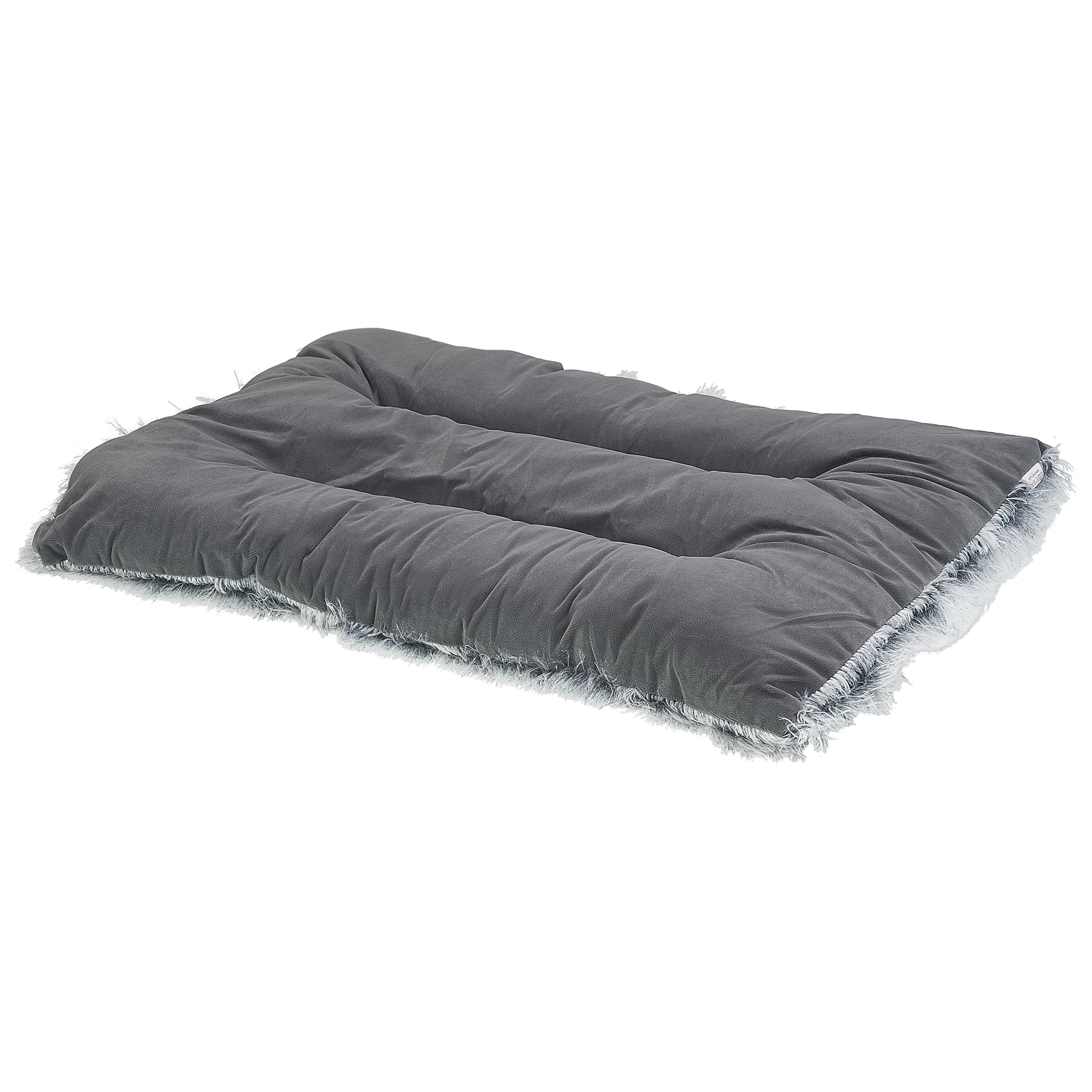 Beliani - Lit pour animal Velours Gris ERGANI - 60x45x10- Beliani - Image 2
