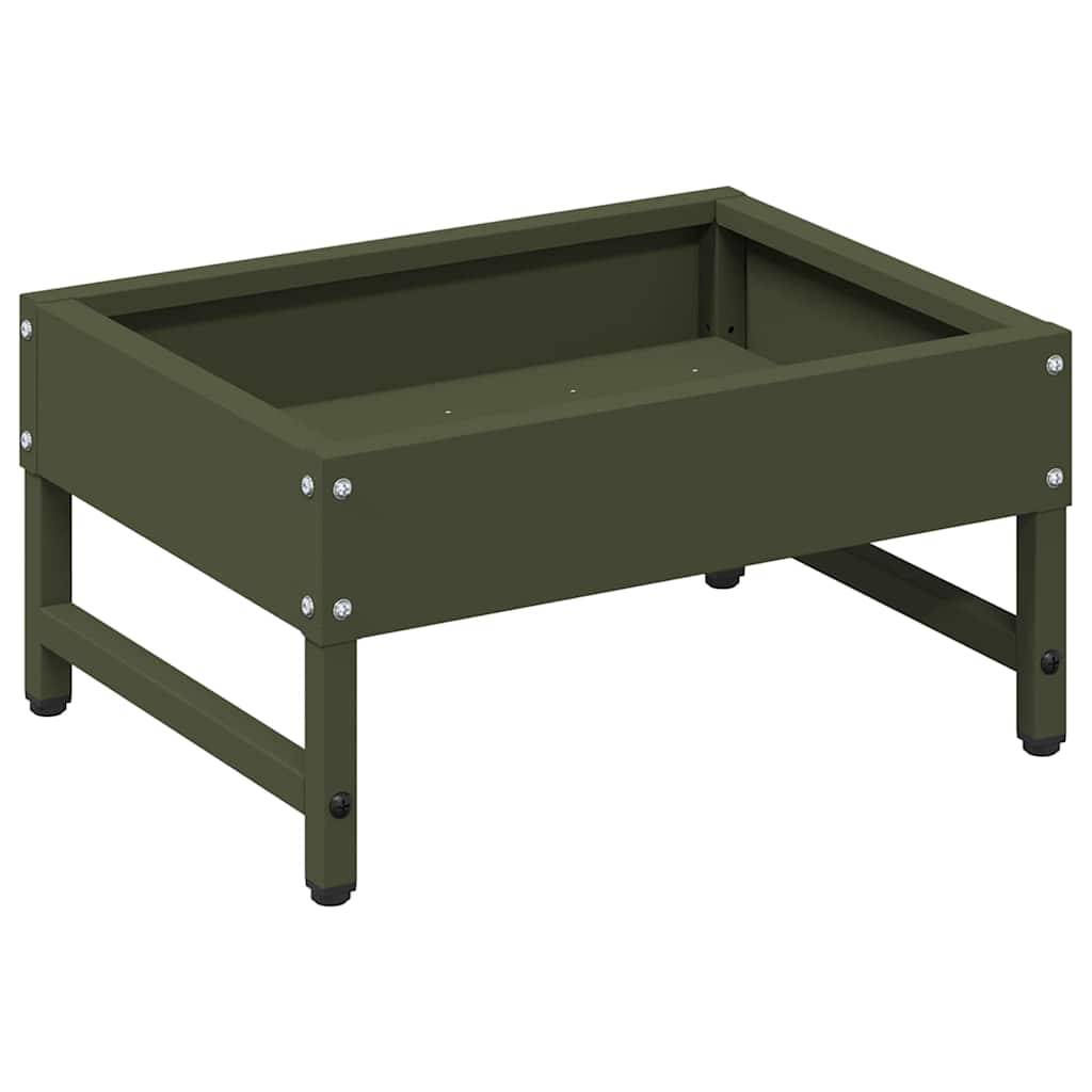 Vidaxl - Nourrisseur pour oiseaux Vert olive 80 x 28 x 13.5 cm vidaXL 874625 - Image 2