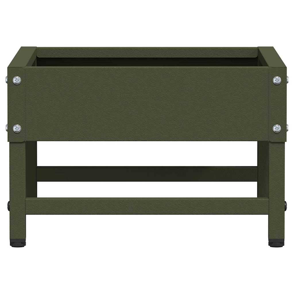 Vidaxl - Nourrisseur pour oiseaux Vert olive 80 x 28 x 13.5 cm vidaXL 874625 - Image 8
