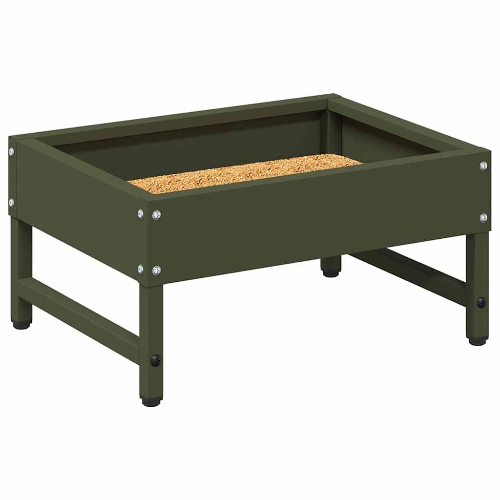 Vidaxl - Nourrisseur pour oiseaux Vert olive 80 x 28 x 13.5 cm vidaXL 874625 - Image 4