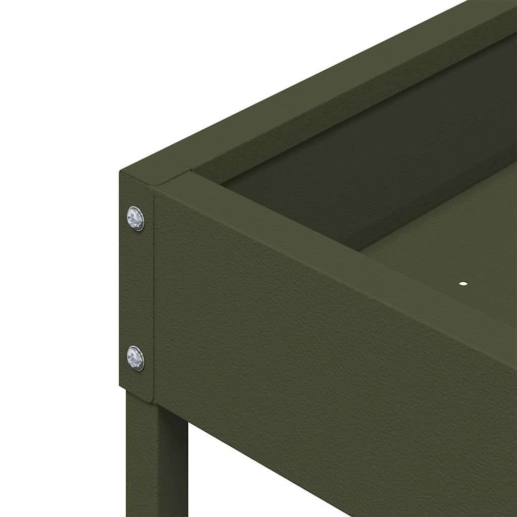 Vidaxl - Nourrisseur pour oiseaux Vert olive 80 x 28 x 13.5 cm vidaXL 874625 - Image 9