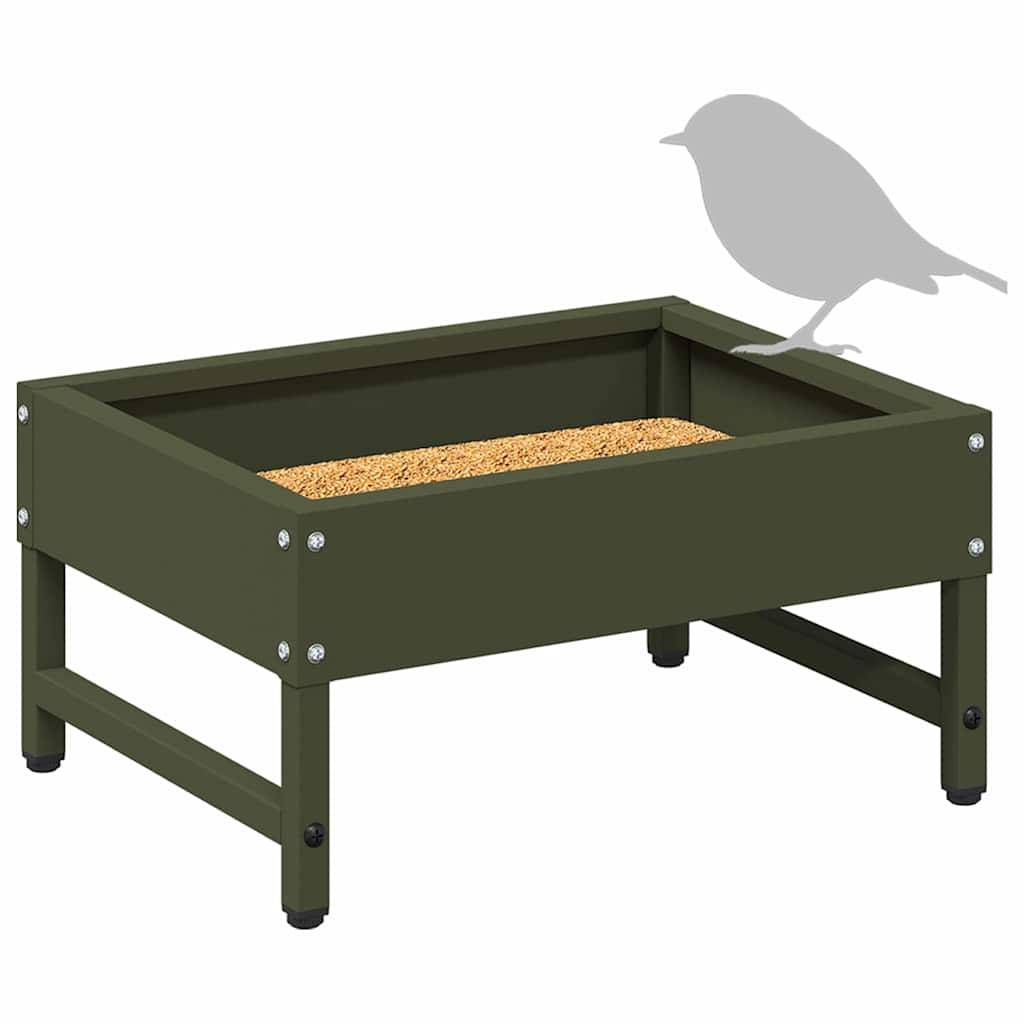 Vidaxl - Nourrisseur pour oiseaux Vert olive 80 x 28 x 13.5 cm vidaXL 874625 - Image 10