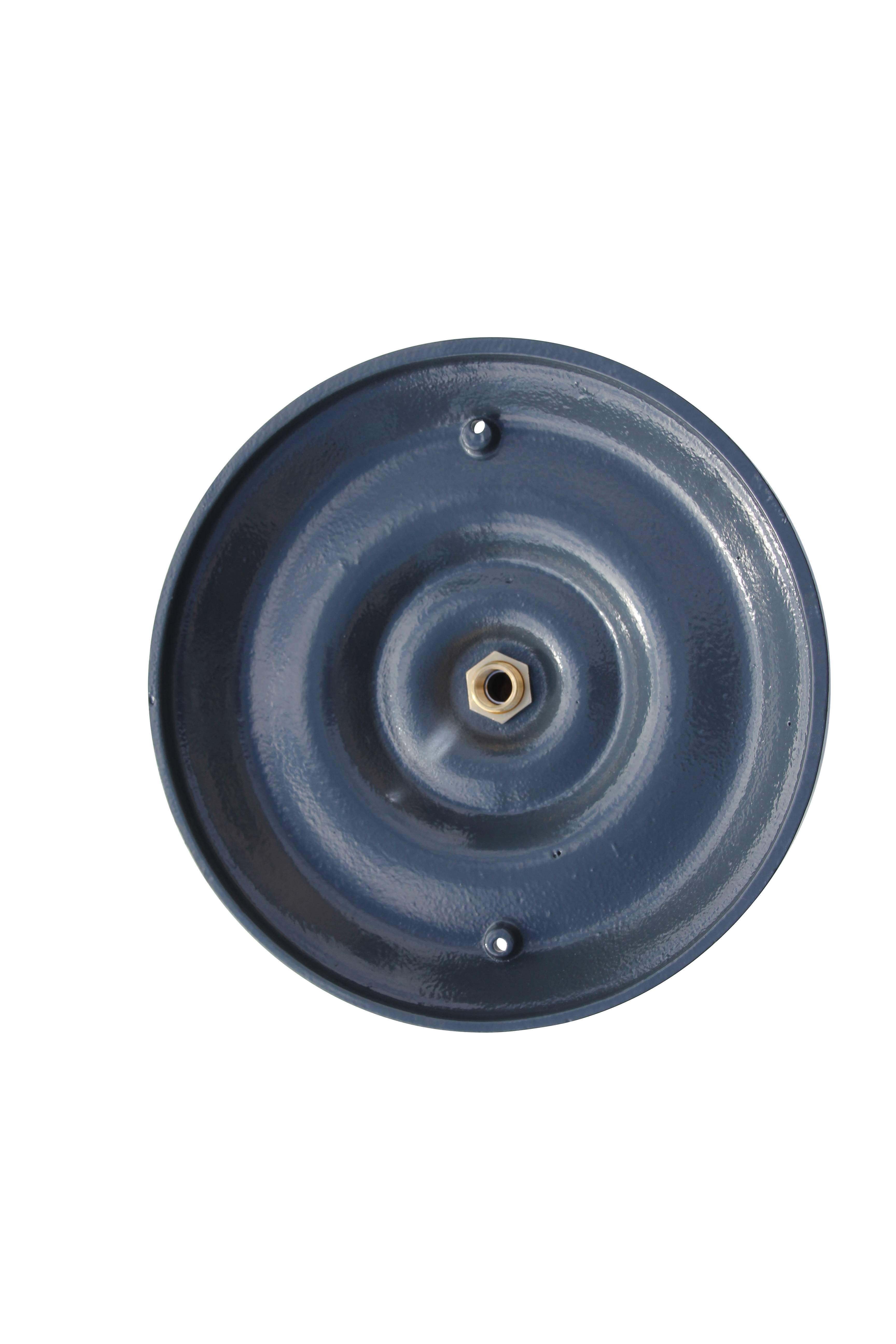 Fontaine mascaron quino PM gris 7016 avec robinet rounded Dommartin H. 33cm X L. 33cm - Imagen 3