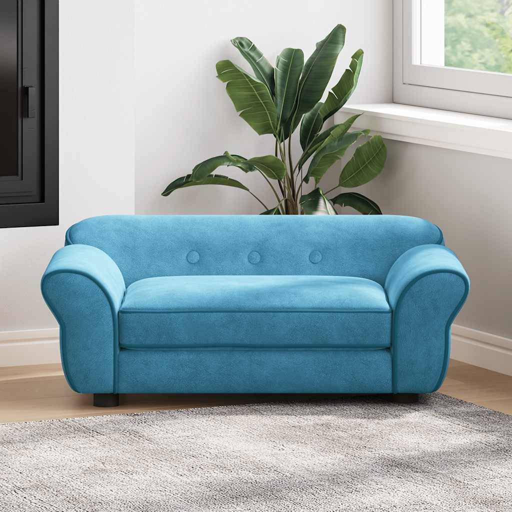 Vidaxl - Canapé pour chien Turquoise 72x45x30 cm Peluche vidaXL 171043 - Imagen 1