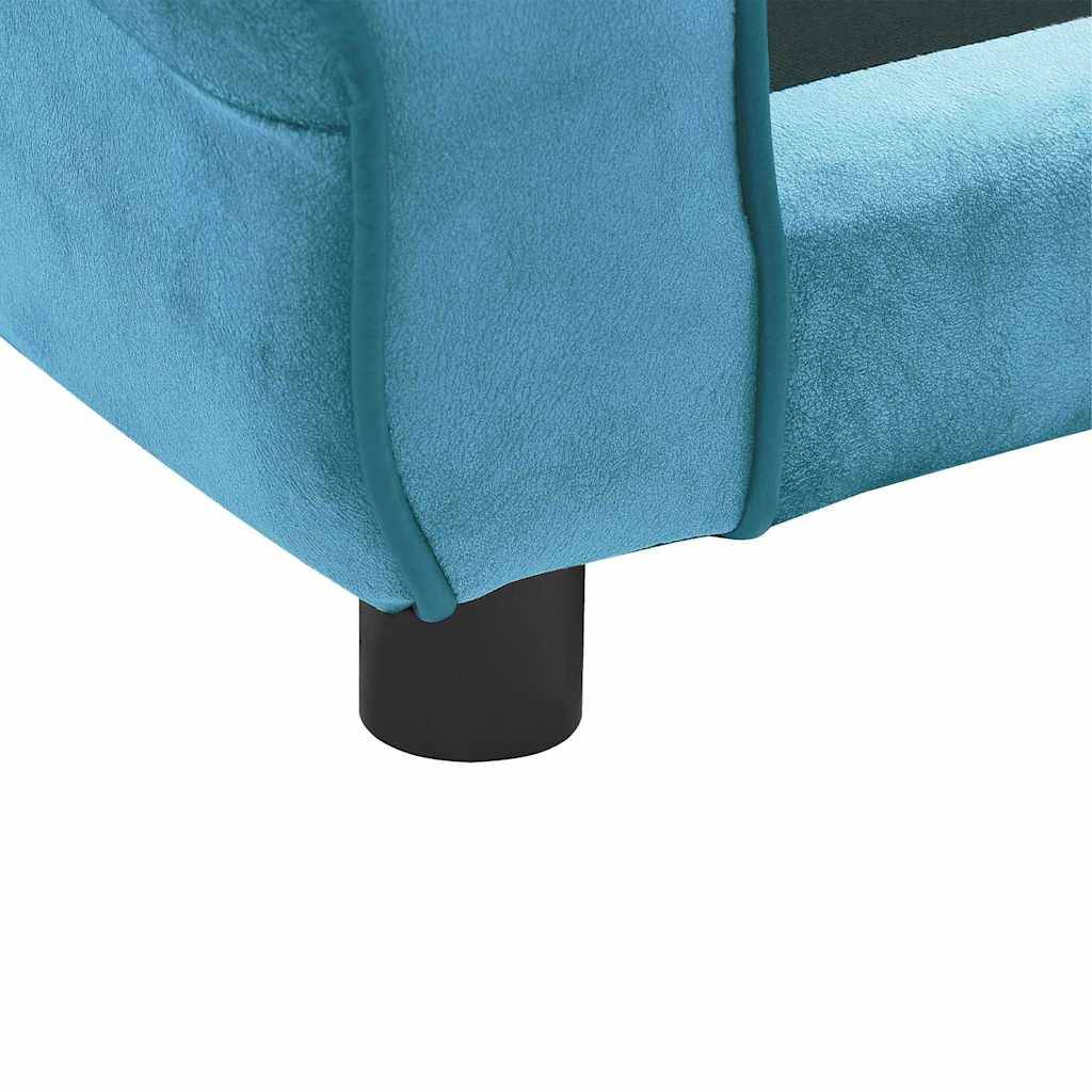 Vidaxl - Canapé pour chien Turquoise 72x45x30 cm Peluche vidaXL 171043 - Imagen 6