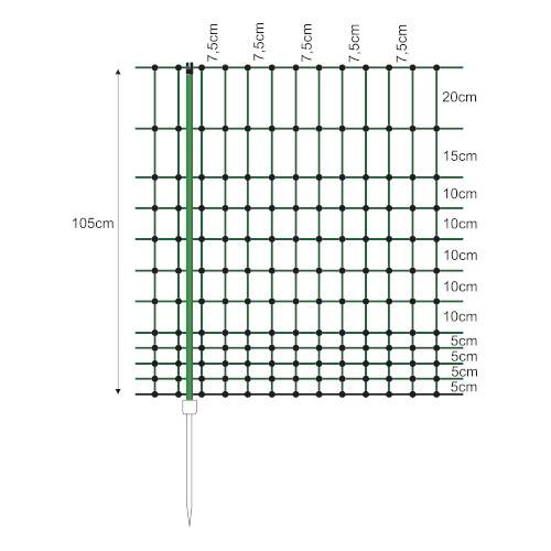 Filet volaille 50 m, h 105 cm non électrifié - Image 3