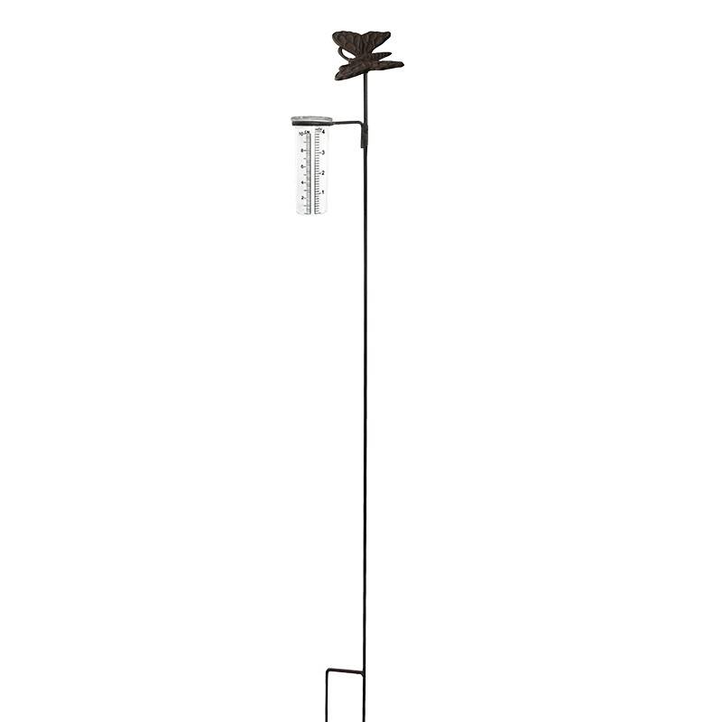 La Grande Prairie - Pluviomètre jardin Papillon 71x8x10cm - Image 1