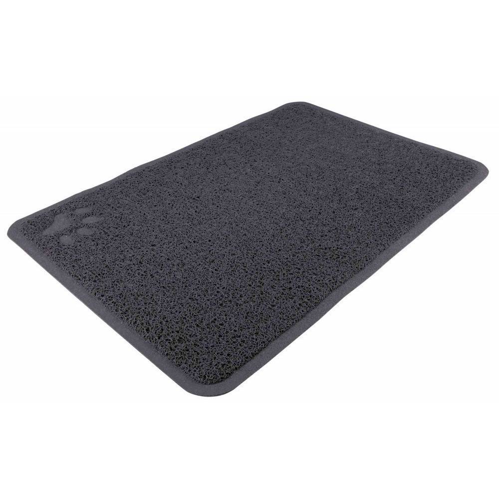 Tapis pour bac à litière gris 40 x 60cm pour chat - Imagen 1
