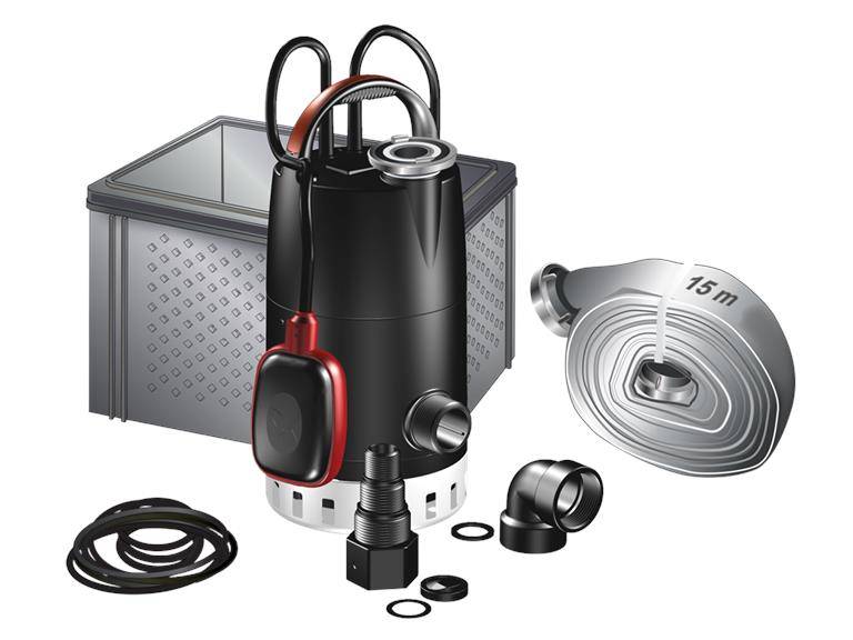 Pompe de relevage immergée eaux usées GRUNDFOS Unilift CC7-A-1 - Avec accessoires - 97519841