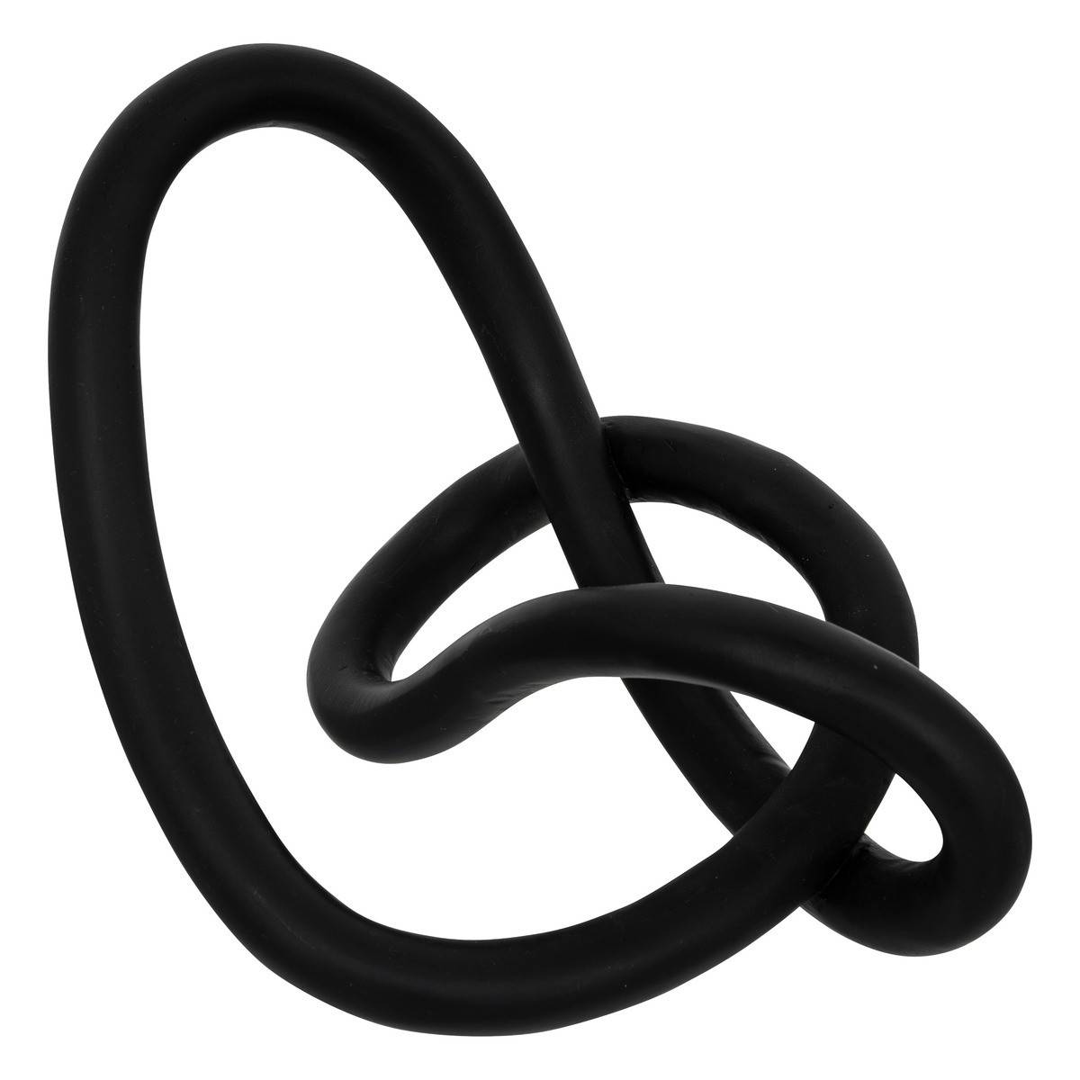 Objet déco Statuette abstraite en résine noire - Imagen 1