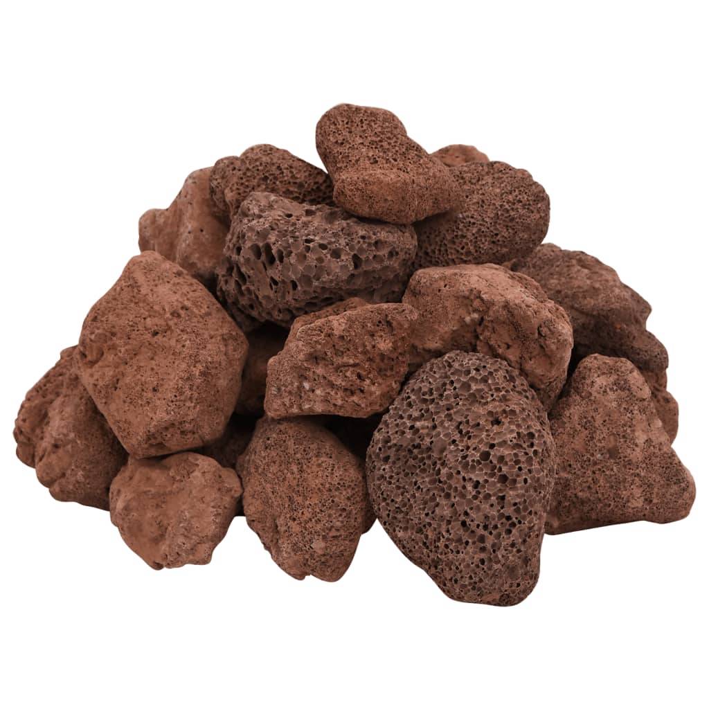Pierres de Lave pour Aquascaping et Paillage Décoratif 25 kg Rouge 5-8 cm - ComfortXL Outdoor Living - Image 3