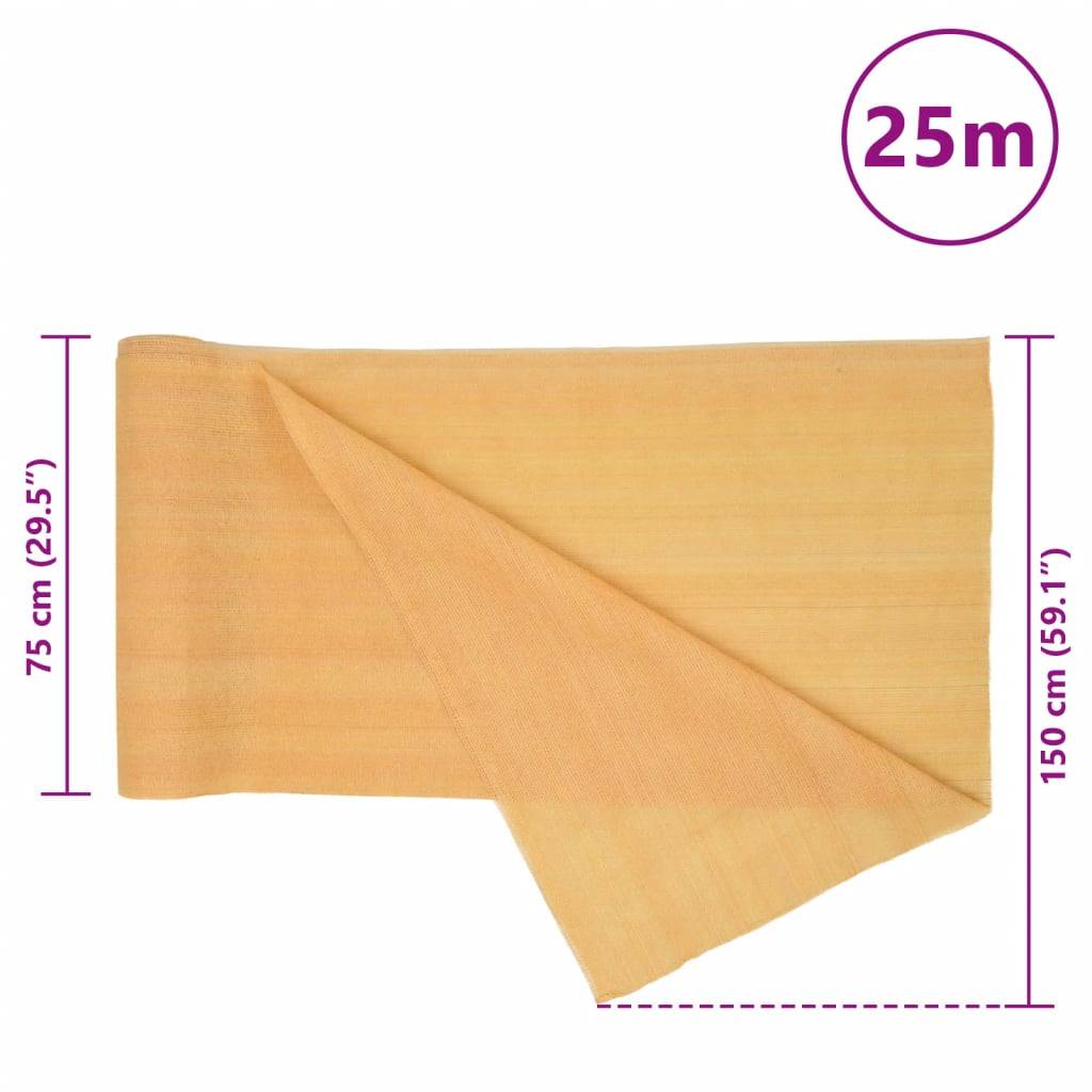 Filet brise-vue PEHD sable 1,5 x 25 m - PANGIVO - Image 8