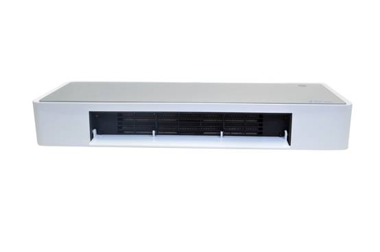 Chauffage soufflant 2000 W façade en verre argenté télécommande et minuterie - Purline - Image 5