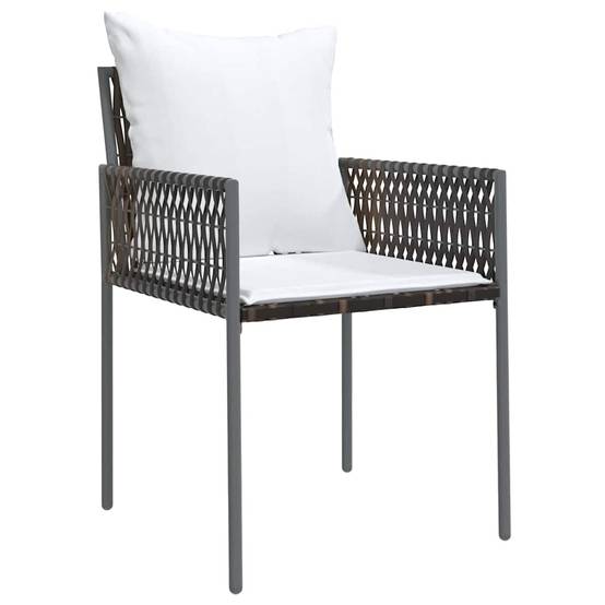 ComfortXL - Petit Salon de Jardin 2 Places en Poly Rotin avec Coussins Confort pour Balcon Marron – ComfortXL Outdoor Living - Image 6