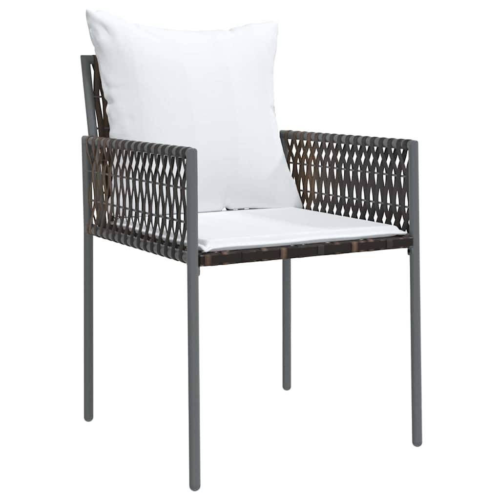 ComfortXL - Petit Salon de Jardin 2 Places en Poly Rotin avec Coussins Confort pour Balcon Marron – ComfortXL Outdoor Living - Image 6