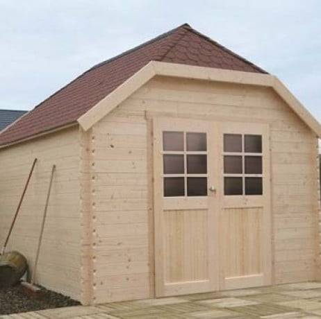 Abri de jardin LIMERICK en bois 10 m², Toiture Shingle gris, Plancher Oui - Imagen 6