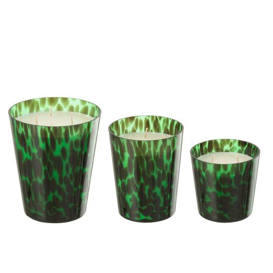 Bougie Parfumée "Noa" 16cm Bois de Santal Vert - Image 5