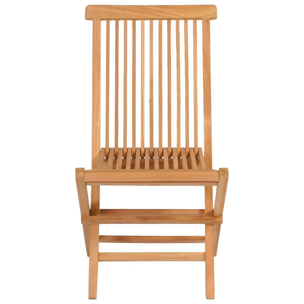 Helloshop26 - Salon de jardin meuble d'extérieur ensemble de mobilier 5 pièces bois de teck massif - Imagen 8