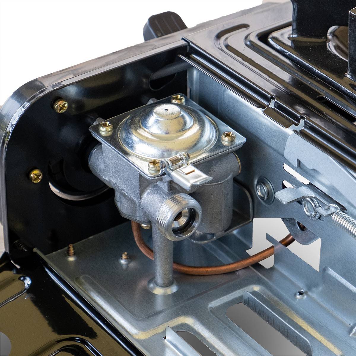 Réchaud à gaz 2200W portable + 28 cartouches de gaz Camping Cuisine Extérieure - Imagen 6