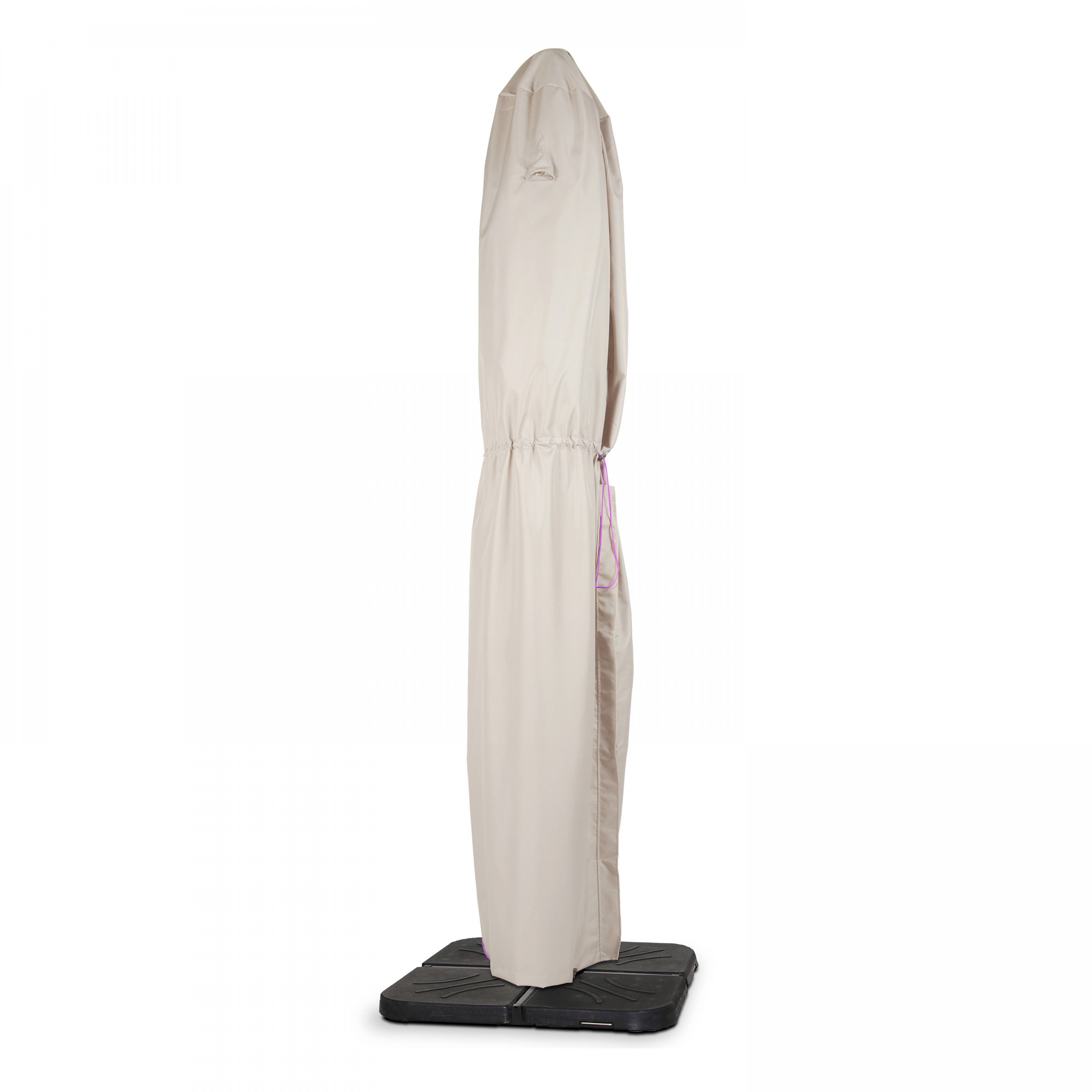 Oviala - Housse de protection parasol déporté 240 cm taupe Cov'Up - Oviala - Imagen 1