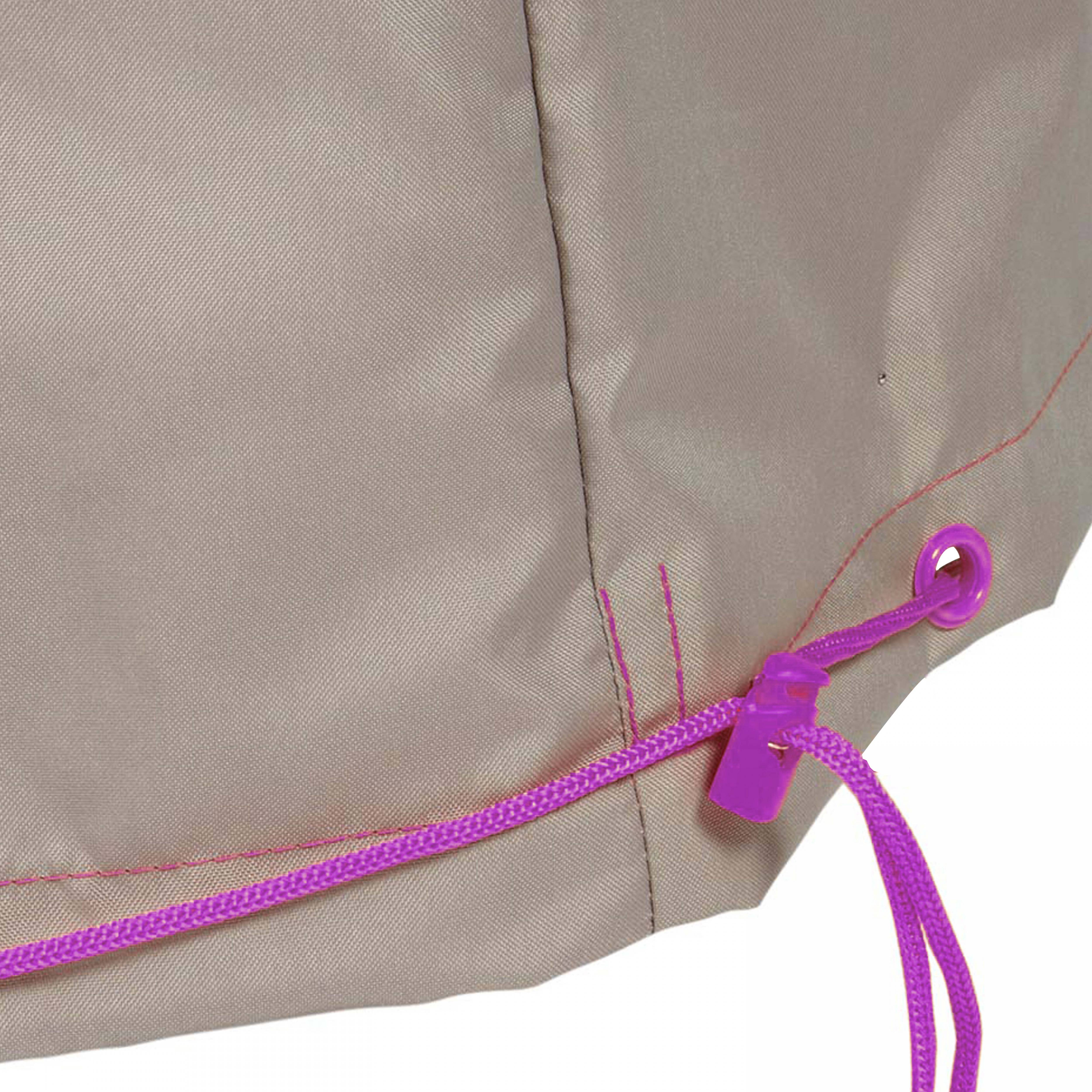 Oviala - Housse de protection parasol déporté 240 cm taupe Cov'Up - Oviala - Imagen 3
