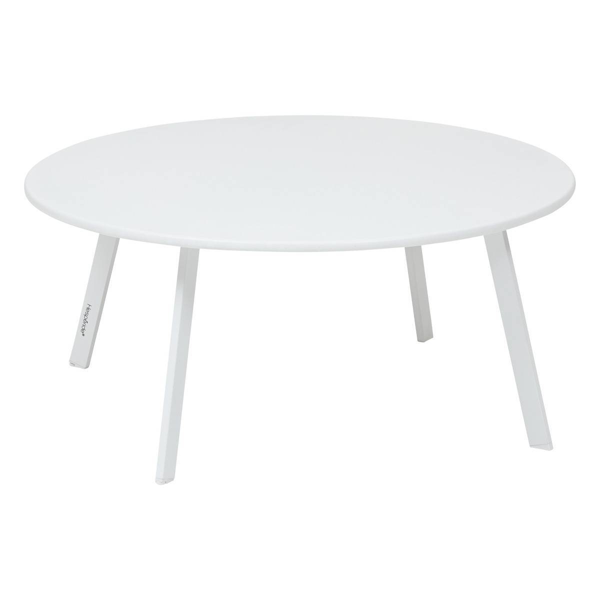 Hesperide - Table d''appoint de jardin ronde "Saona" blanc en acier D90cm - Hespéride - Imagen 1
