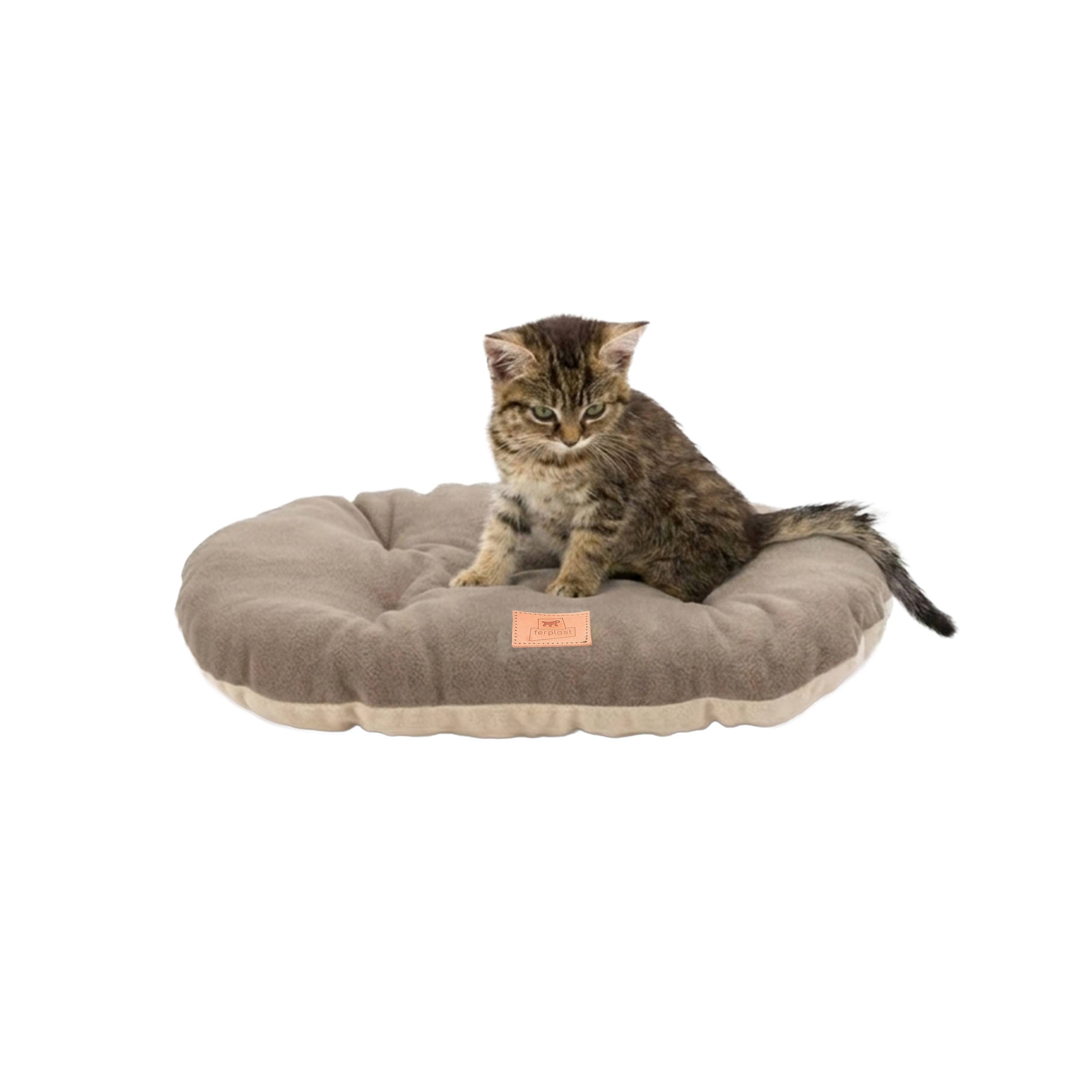 Ferplast - Ferplast Coussin Chien, Tapis Chien RELAX 45/2 MICROFLEECE, Coussin Chat, Lit pour Chiens Chats, Matelas Animaux, Coussin pour Panier Chien et Chat, - Imagen 5