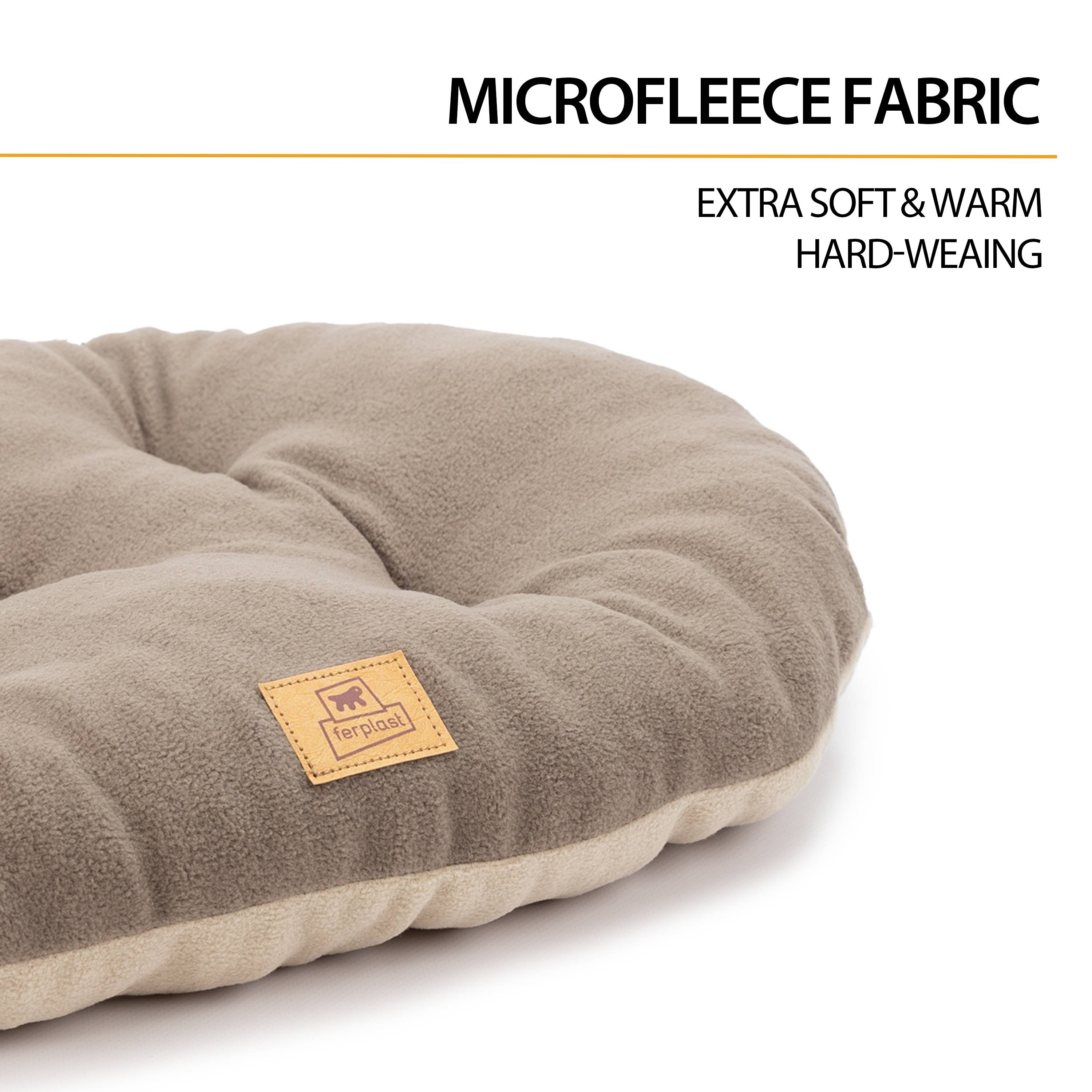 Ferplast - Ferplast Coussin Chien, Tapis Chien RELAX 45/2 MICROFLEECE, Coussin Chat, Lit pour Chiens Chats, Matelas Animaux, Coussin pour Panier Chien et Chat, - Imagen 8